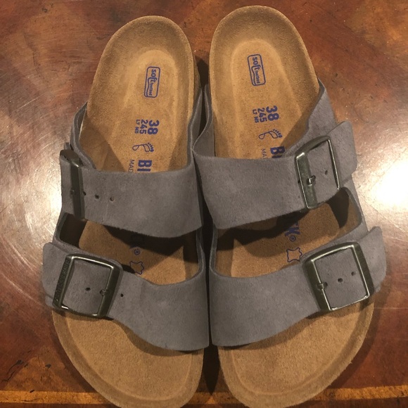 stone grey birkenstocks